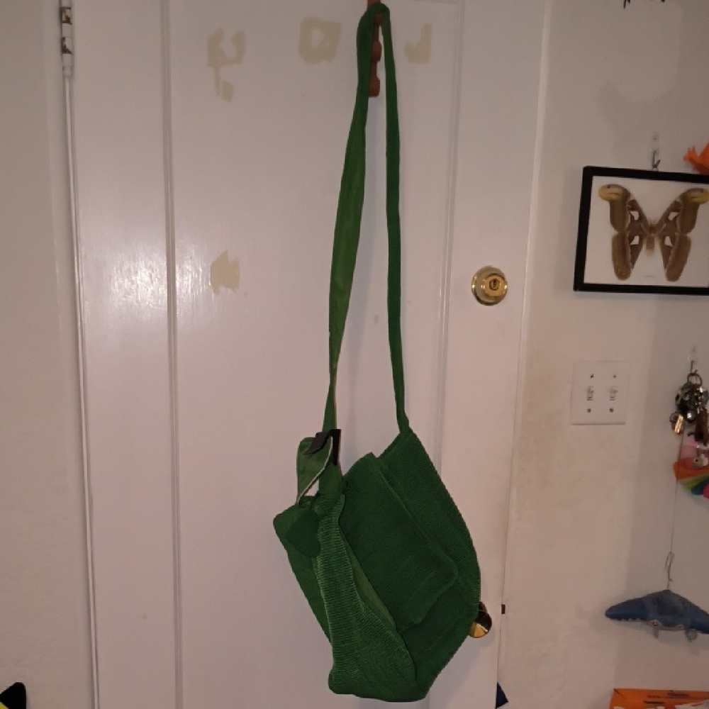 Lijunwang | Chic Green Crossbody Bag